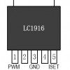 最大压差24V,大电流可调恒流IC-LC1916