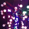 LED景点装饰圆球球泡灯串 方便装置防水灯串