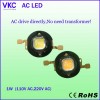 交流电AC LED 1W  大功率 白光LED
