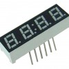 厂家提供0.28英寸4位共阴带时钟点LED数码管