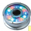 LED12WRGB全彩圆形喷泉灯，大功率喷泉灯