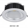 高品质LED压铸COB圆形筒灯4寸12W