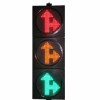 400mm红黄绿直行右转二合一箭头信号灯 三单元交通灯