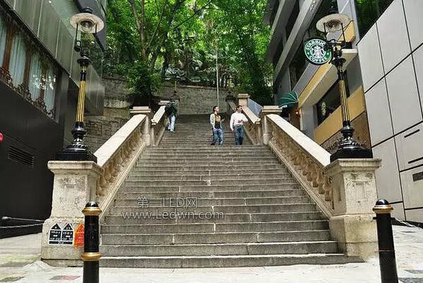 1香港中环都爹利街台阶