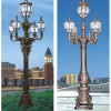 厂家直销铸铝铸铁复古庭院灯LED城市节能花园灯公园亮化灯具